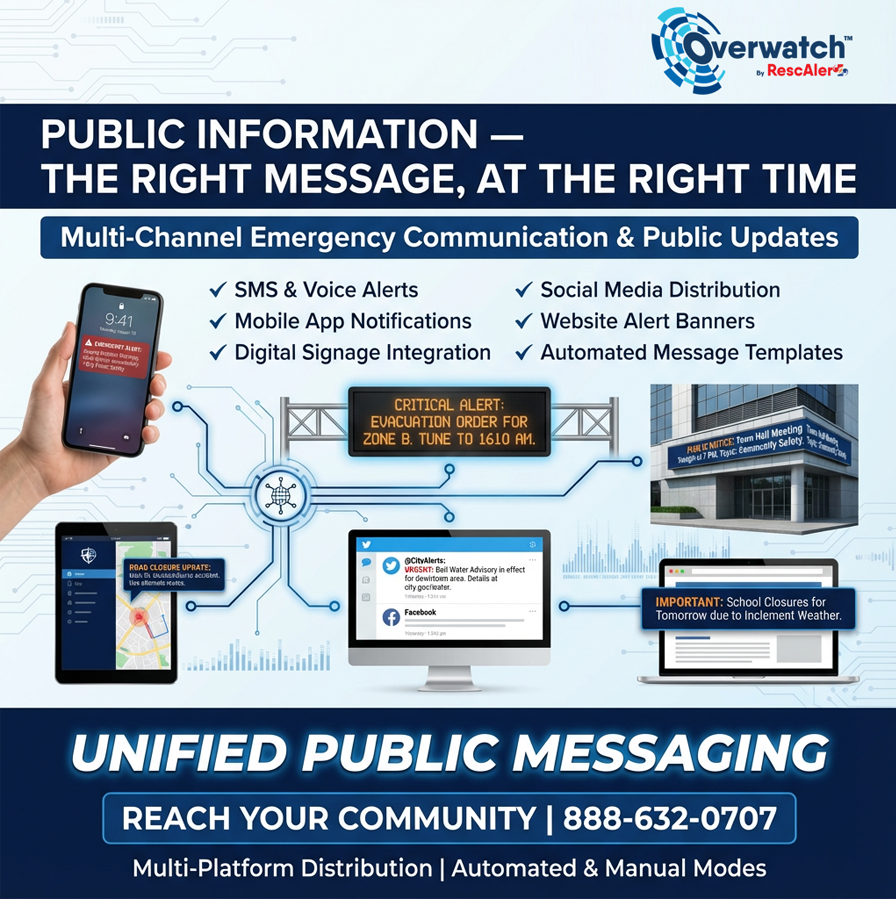 RescAlert's Public Information Solutions