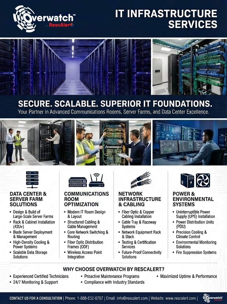 RescAlert's IT Infrastructure Services